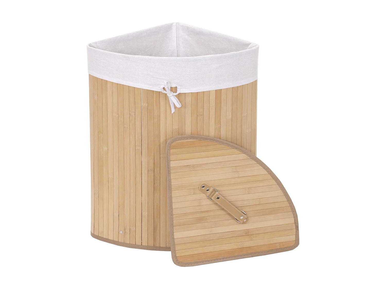 Eckwäschekorb MCW-C21, Naturfarben