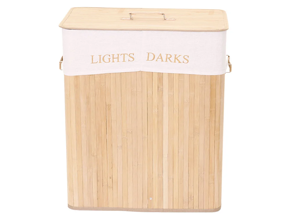 Cesto para la ropa MCW-C21,  color natural