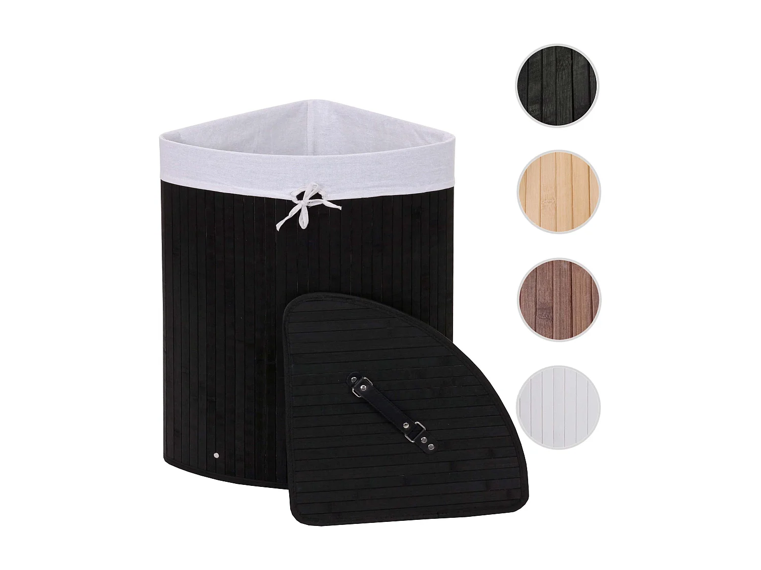 Hoekwasmand MCW-C21,  zwart