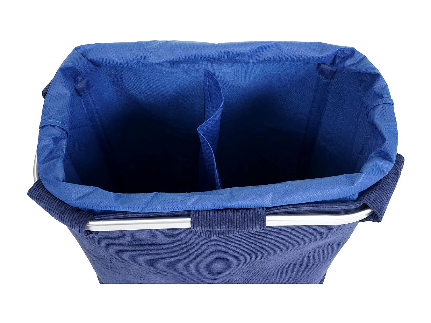 Collecteur de linge MCW-C34,  velours bleu
