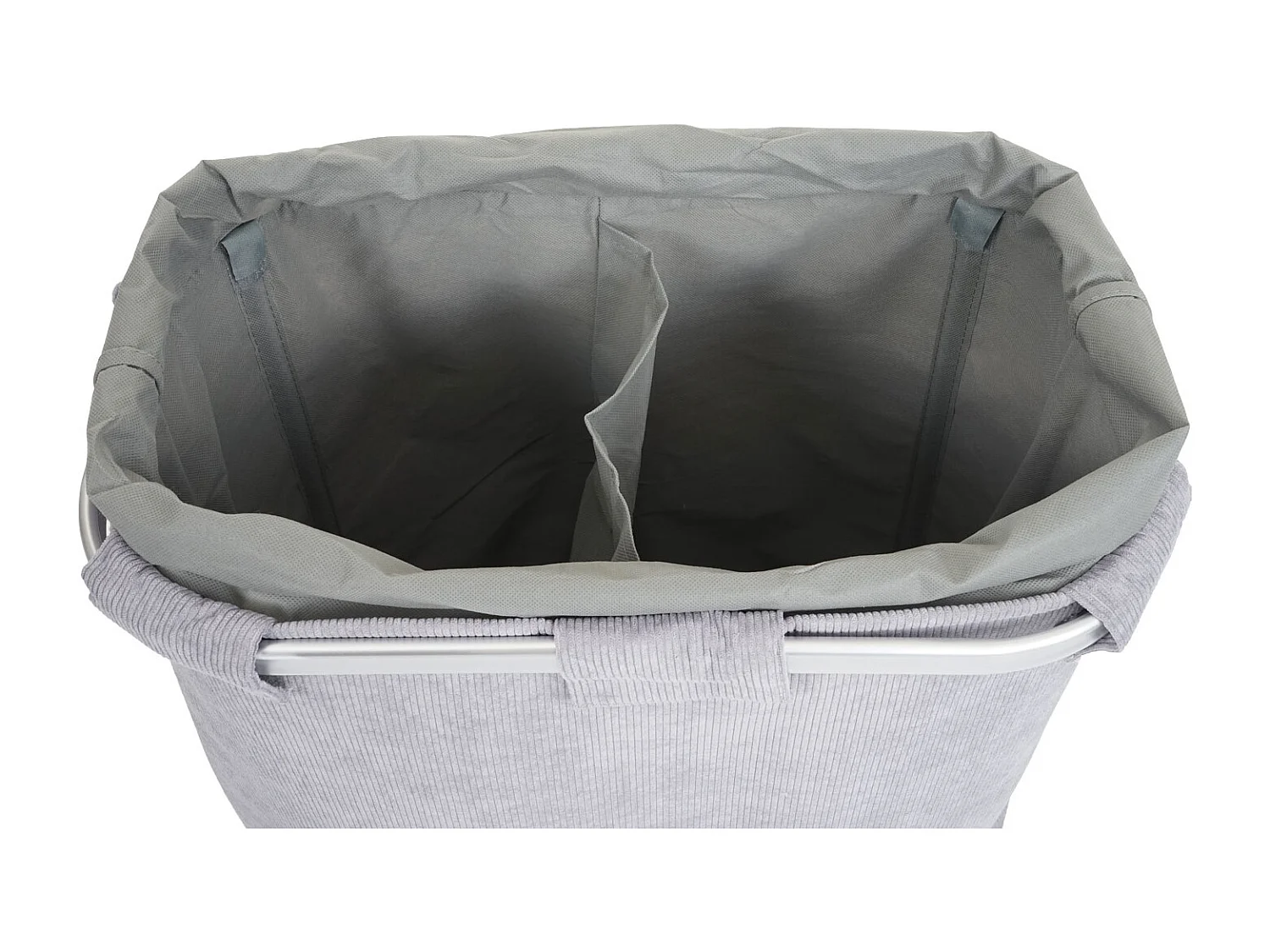 Collecteur de linge MCW-C34,  velours gris