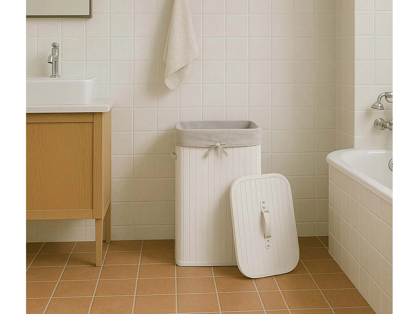 Wasmand MCW-C21,  natuurlijke kleur