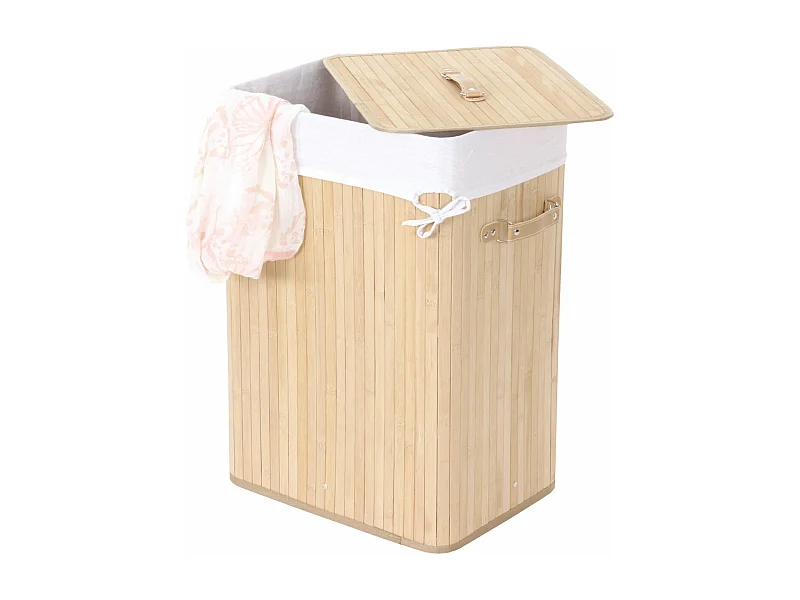Cesto para roupa suja MCW-C21,  cor natural