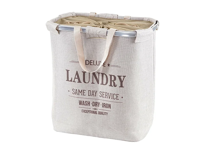 Coletor de roupa MCW-C34,  bege