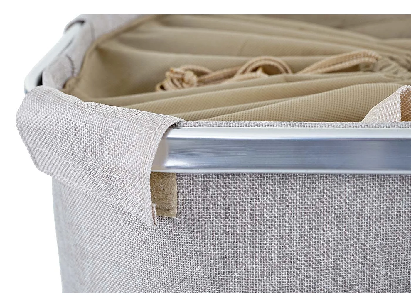 Wäschesammler MCW-C34, Beige