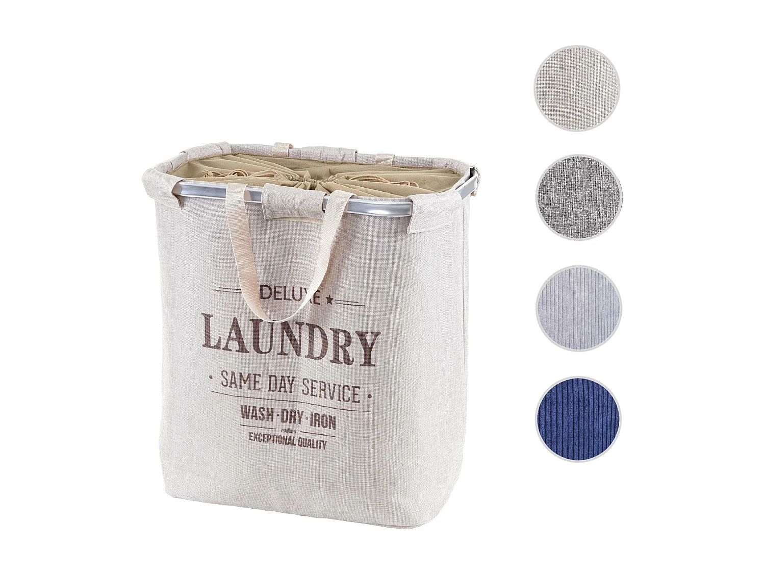 Wäschesammler MCW-C34, Beige