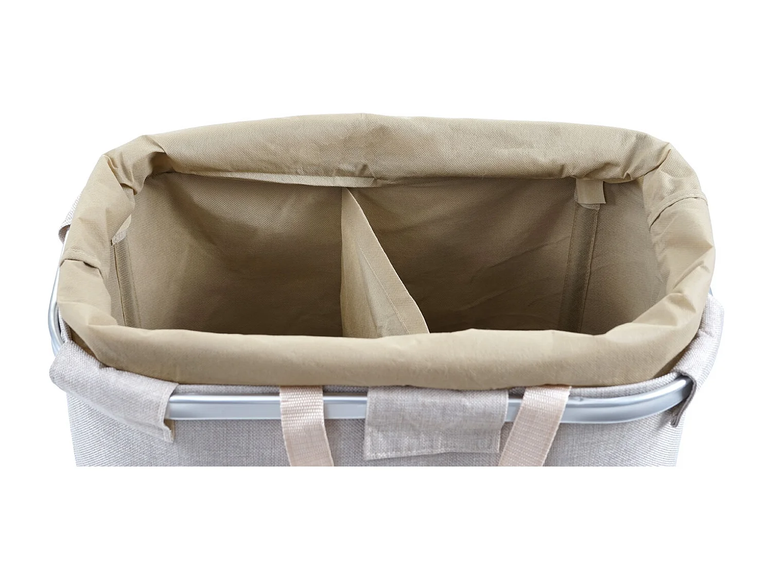 Coletor de roupa MCW-C34,  bege