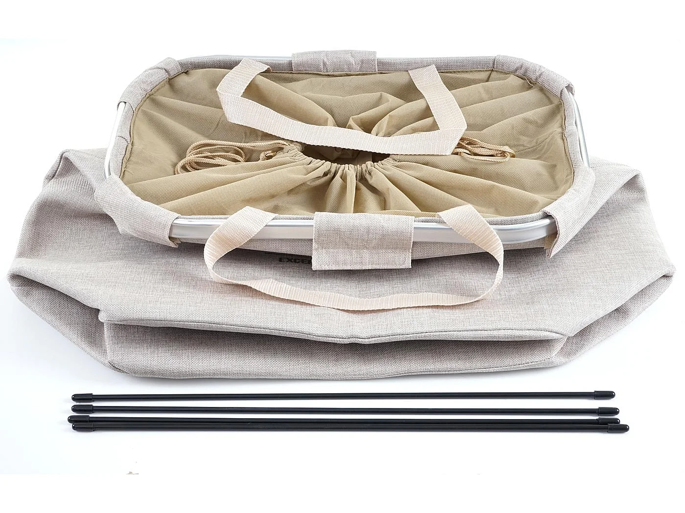 Coletor de roupa MCW-C34,  bege