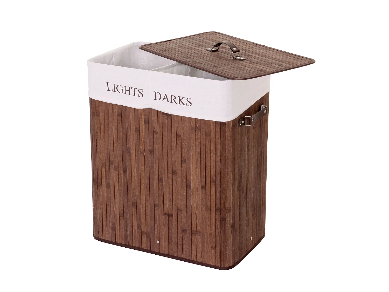 Cesto para la ropa MCW-C21,  marrón