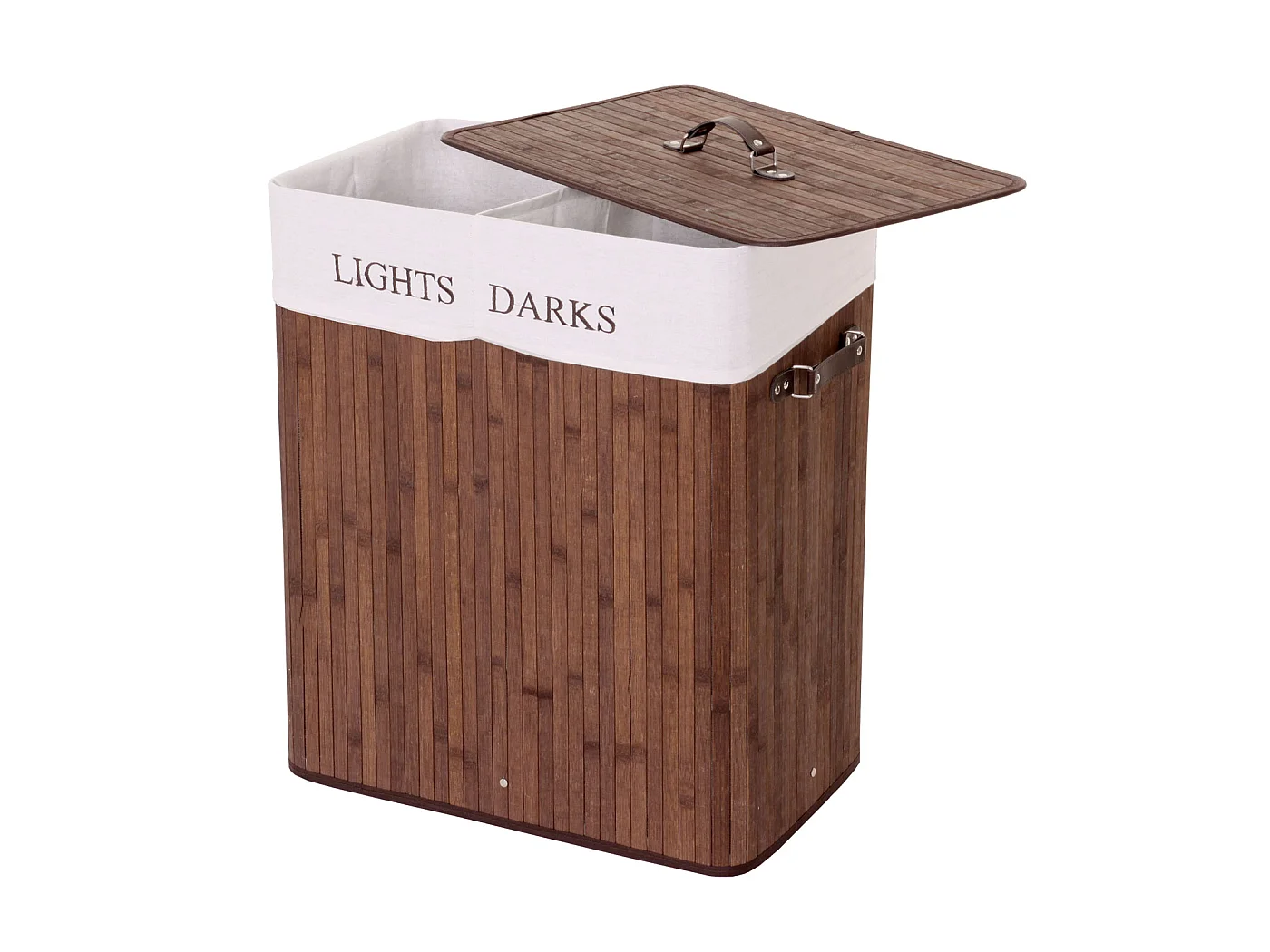 Cesto para la ropa MCW-C21,  marrón
