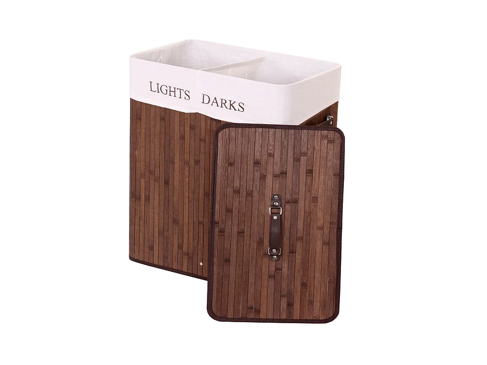 Cesto para la ropa MCW-C21,  marrón