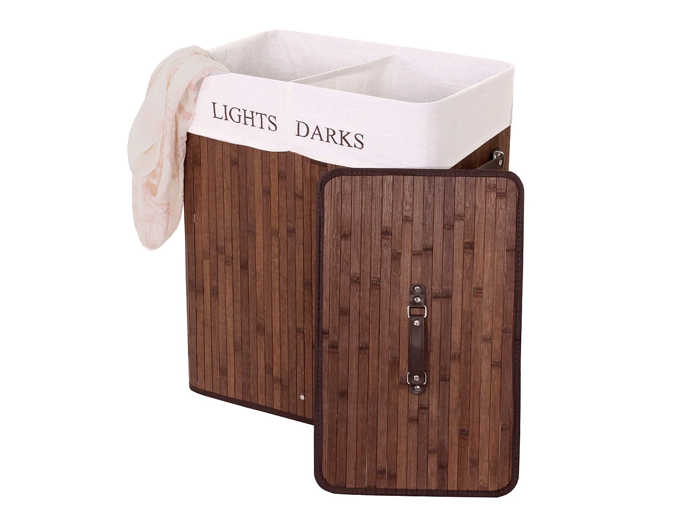 Panier à linge MCW-C21,  brun