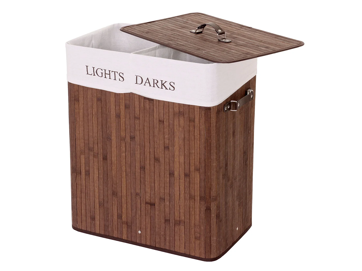 Panier à linge MCW-C21,  brun