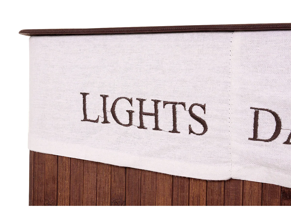 Panier à linge MCW-C21,  brun