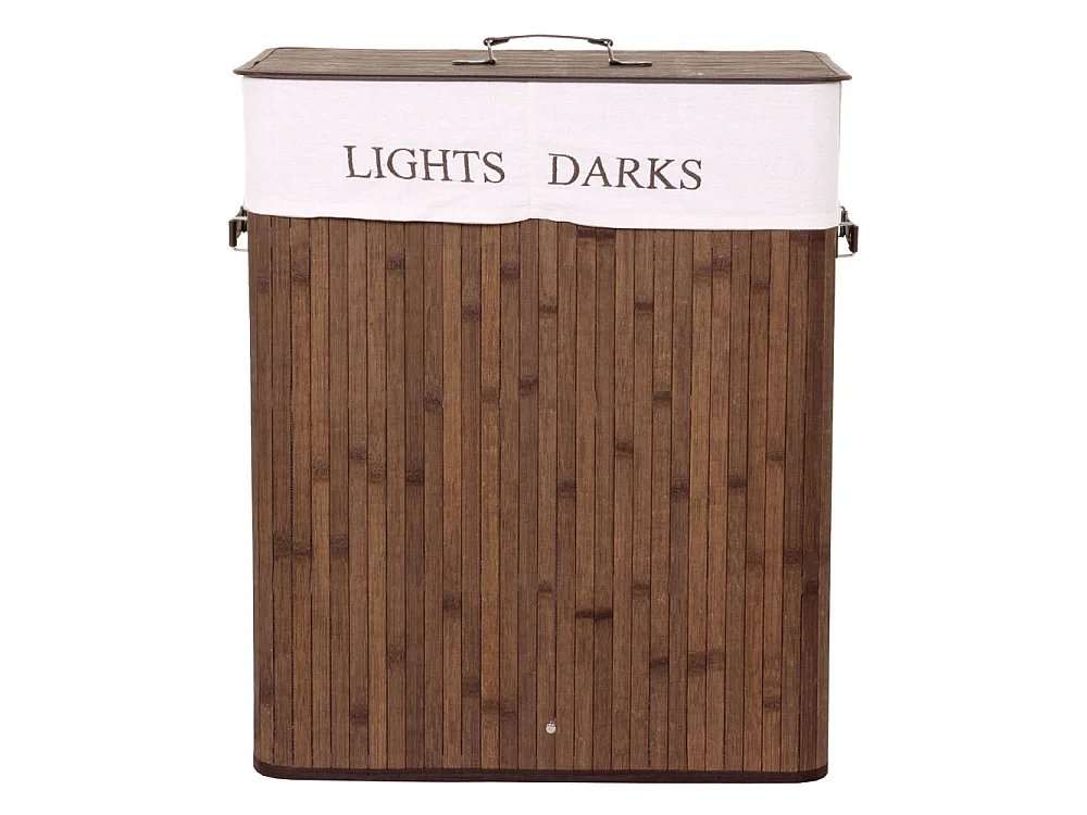 Cesto para roupa suja MCW-C21,  castanho