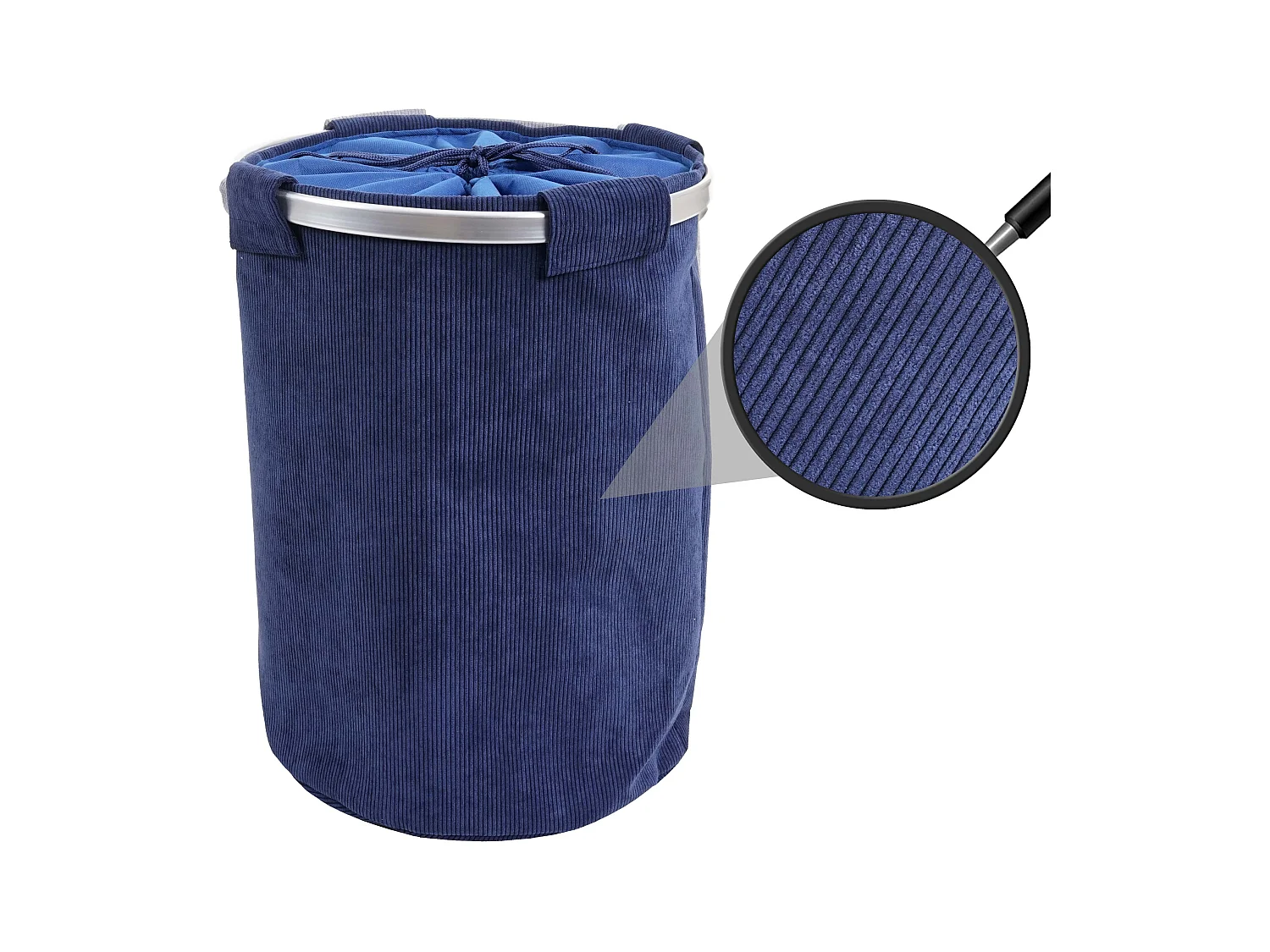 Wasbak MCW-C34 met net 65l Snoer,  koord blauw