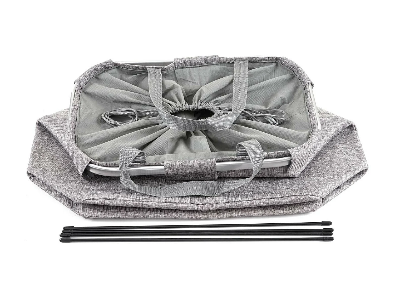 Collecteur de linge MCW-C34,  gris