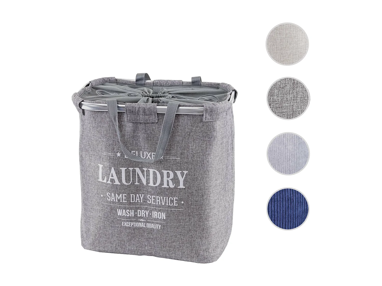 Collecteur de linge MCW-C34,  gris