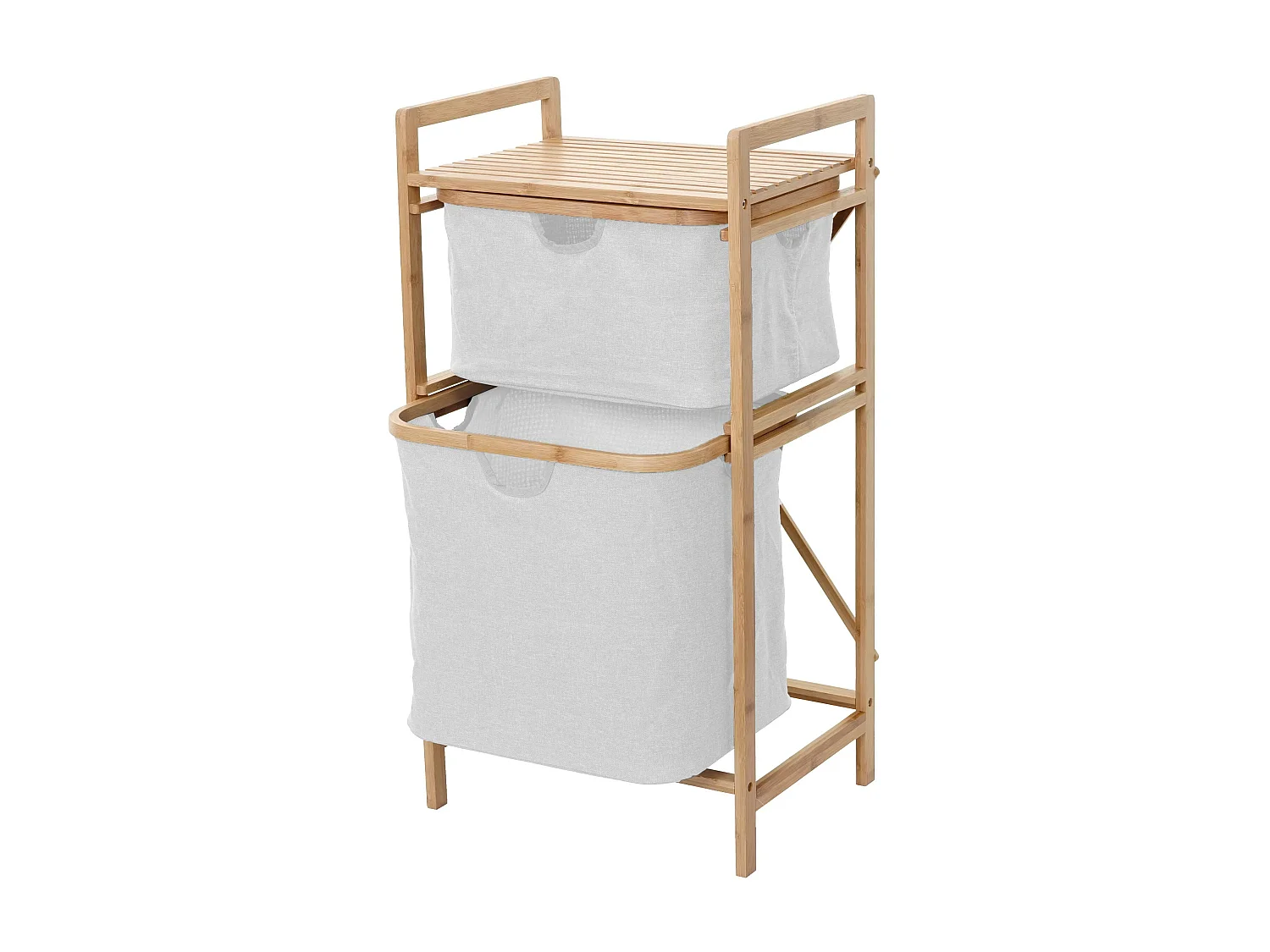 Coletor de roupa MCW-B56,  branco-creme