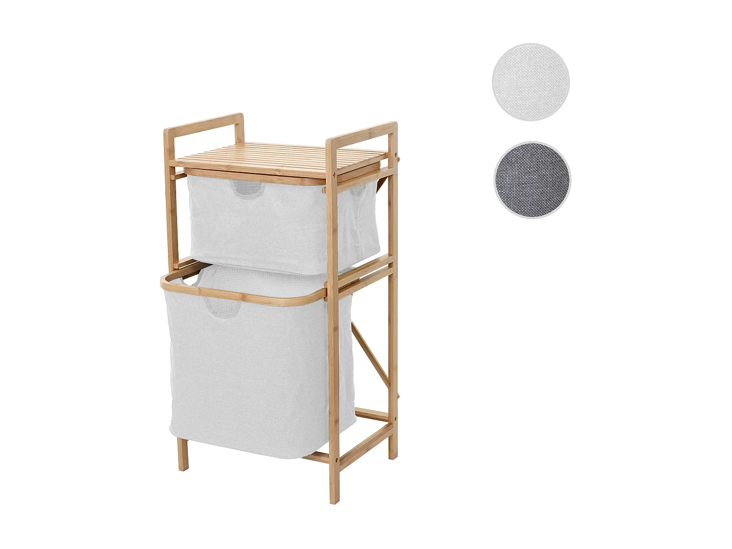 Coletor de roupa MCW-B56,  branco-creme