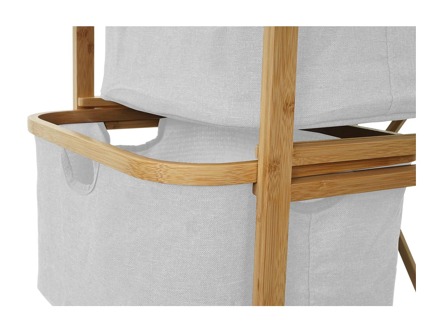 Coletor de roupa MCW-B56,  branco-creme