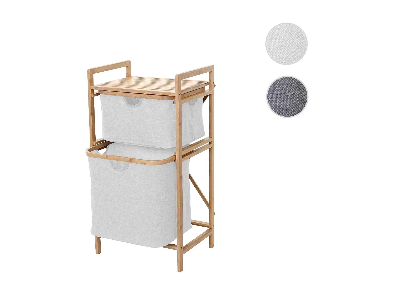 Coletor de roupa MCW-B56,  branco-creme