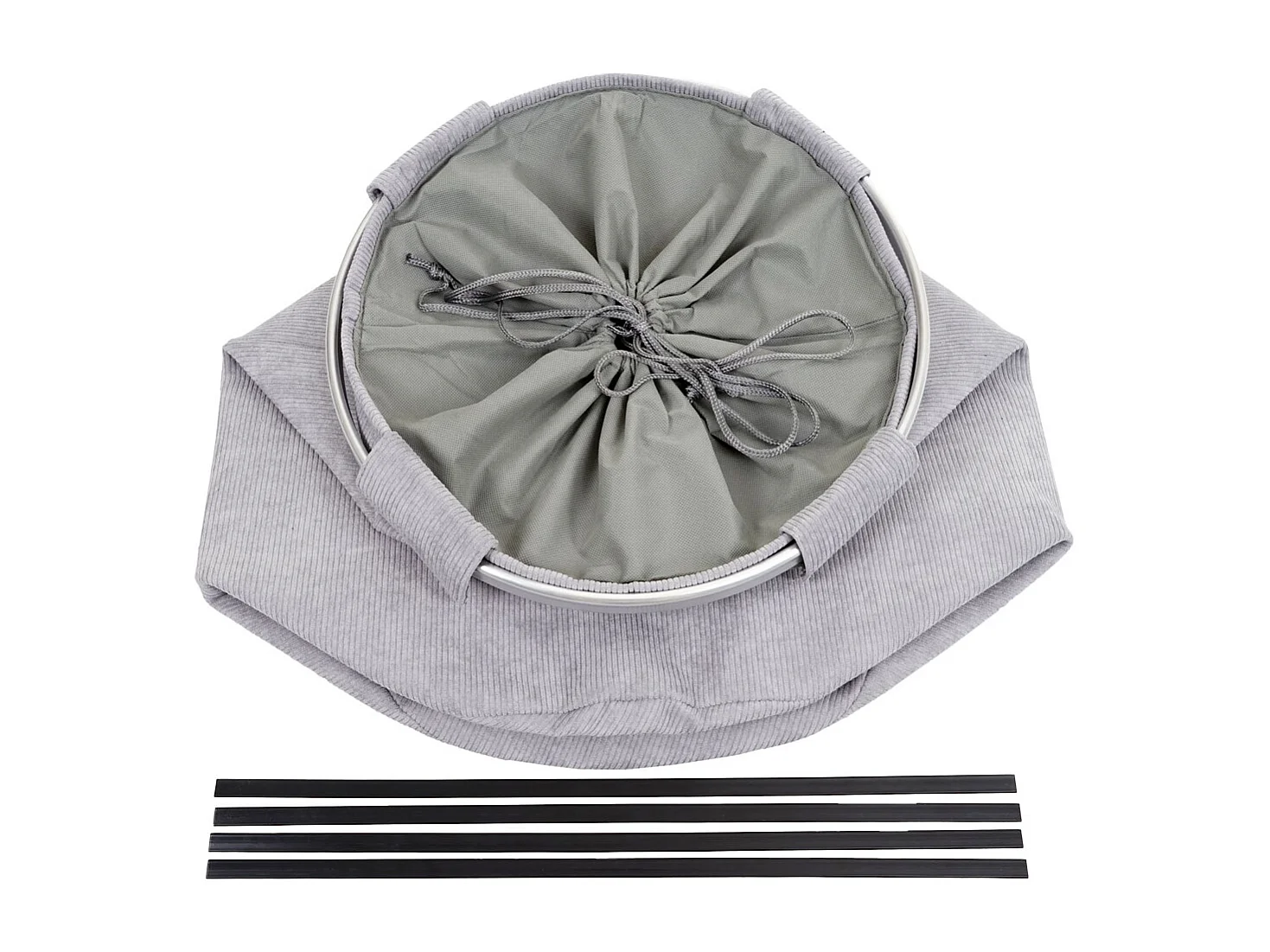 Wasbak MCW-C34 met net 65l Snoer,  koord grijs