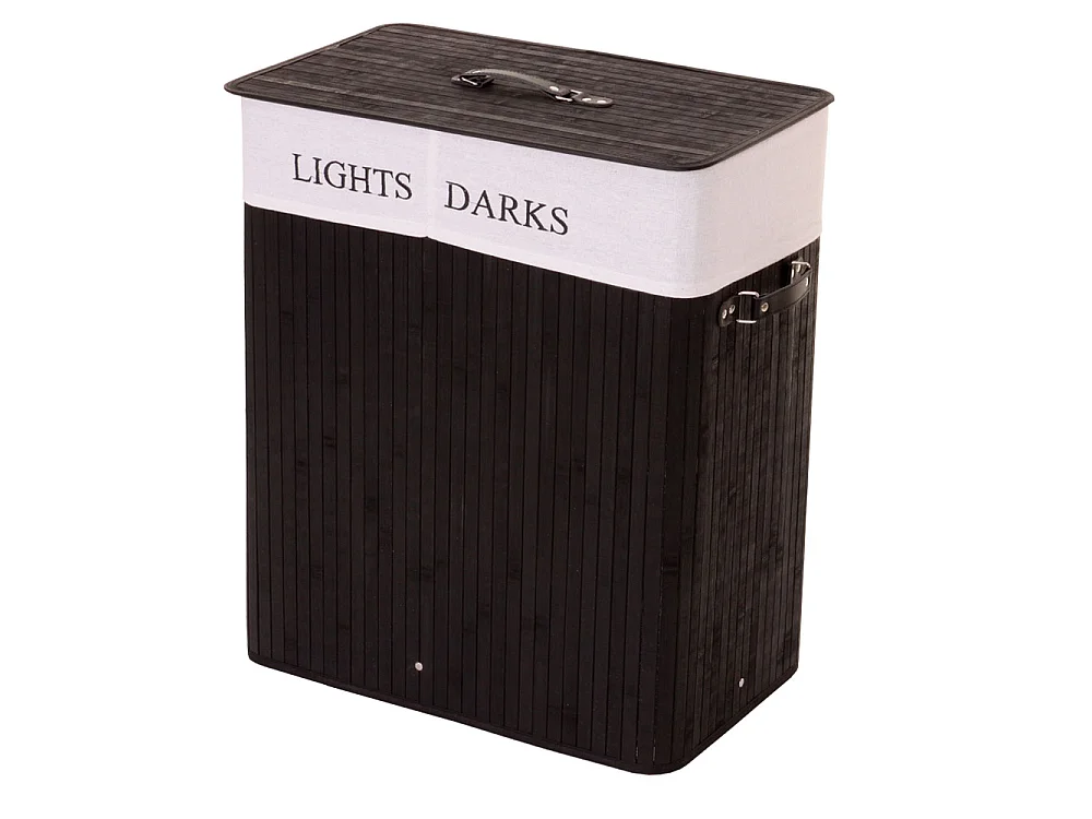 Wäschekorb MCW-C21, Schwarz