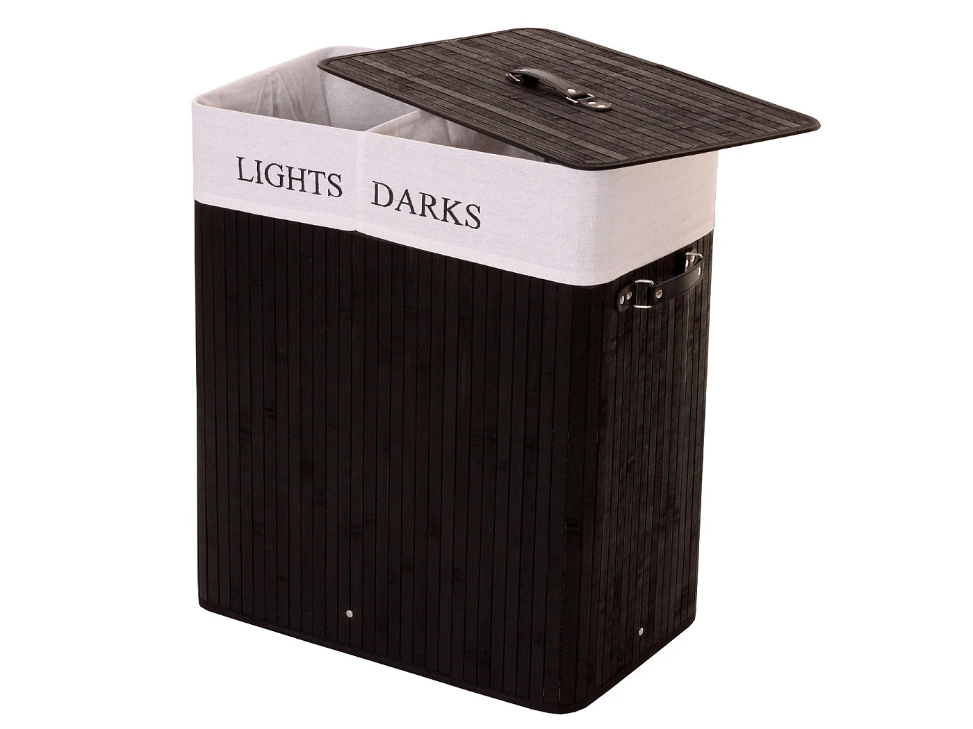 Panier à linge MCW-C21,  noir