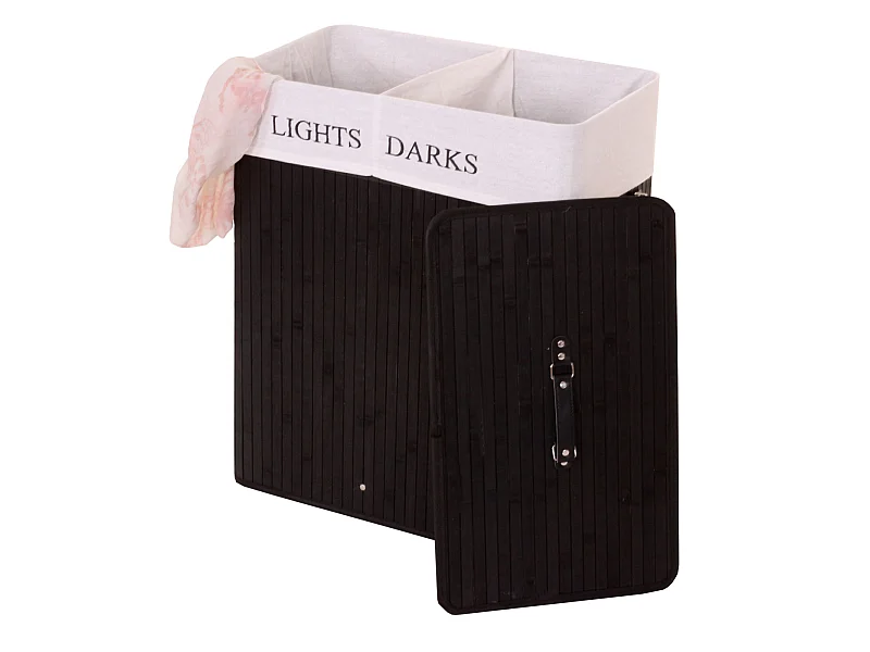 Panier à linge MCW-C21,  noir