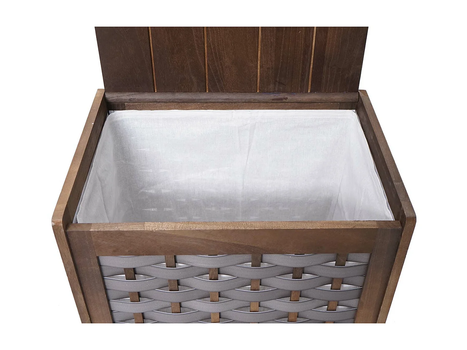 Panier à linge MCW-G37,  brun