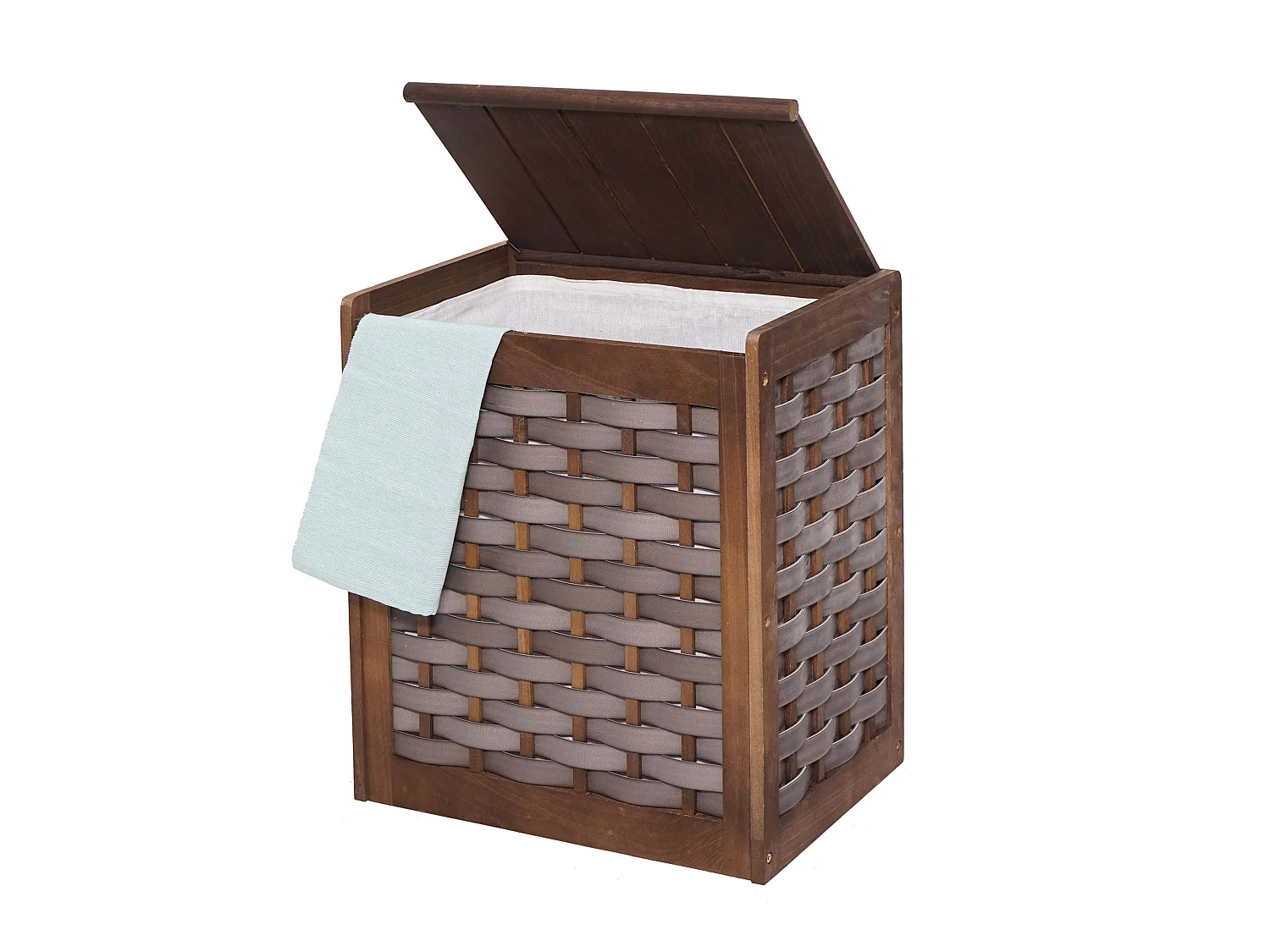 Panier à linge MCW-G37,  brun