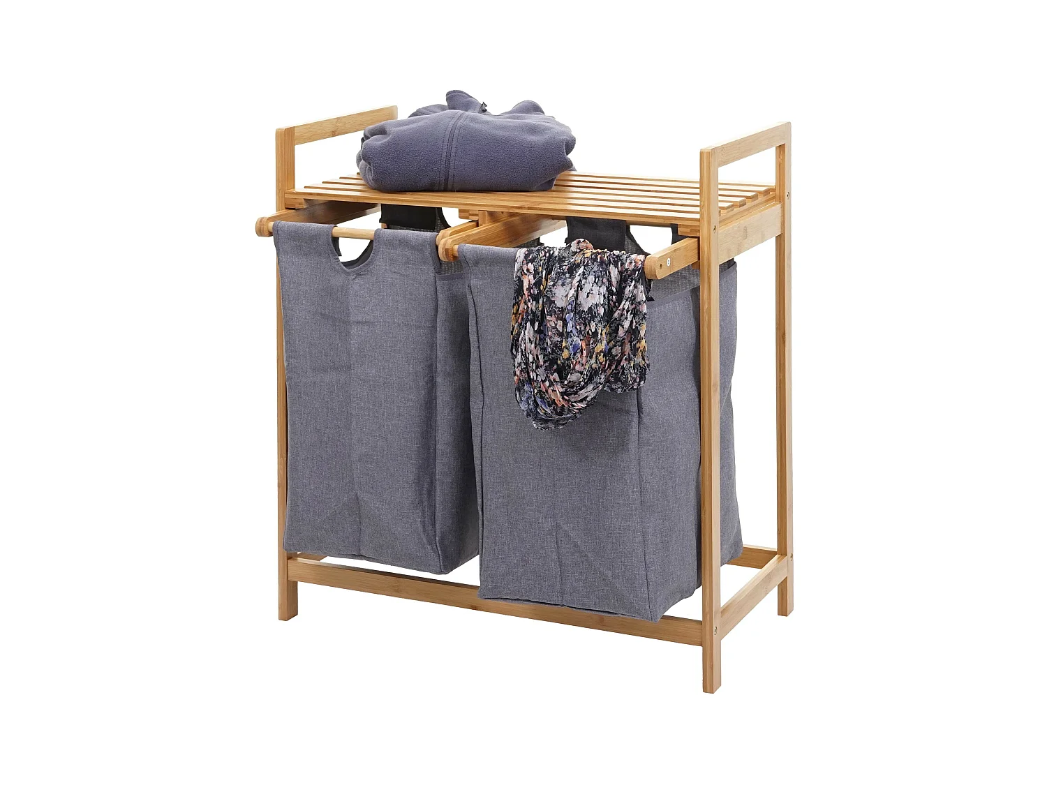 Collecteur de linge MCW-B83,  gris foncé
