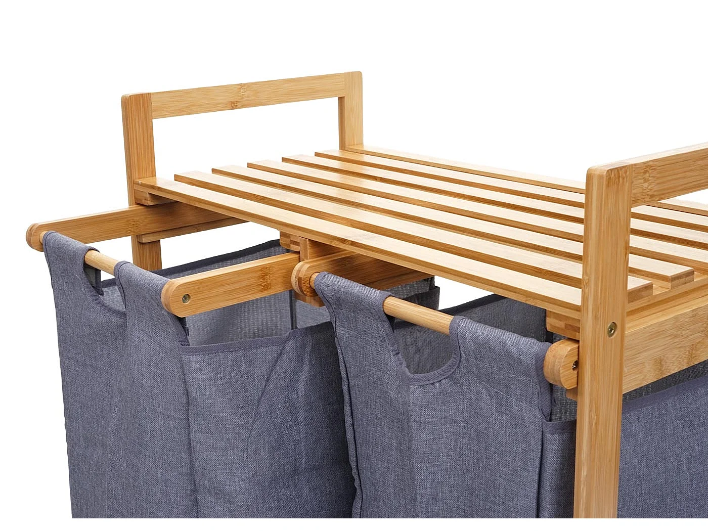 Collecteur de linge MCW-B83,  gris foncé