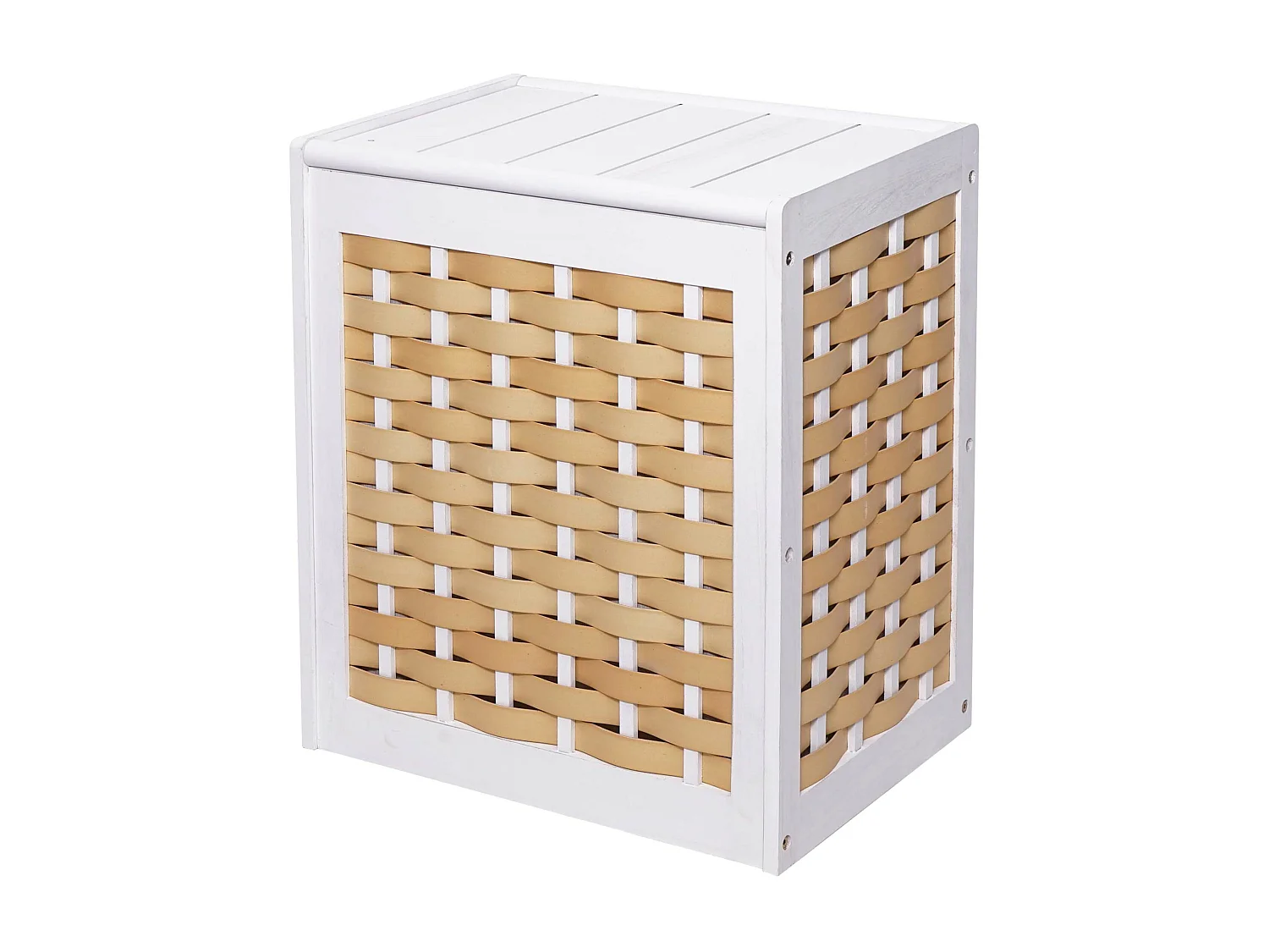 Panier à linge MCW-G37,  blanc