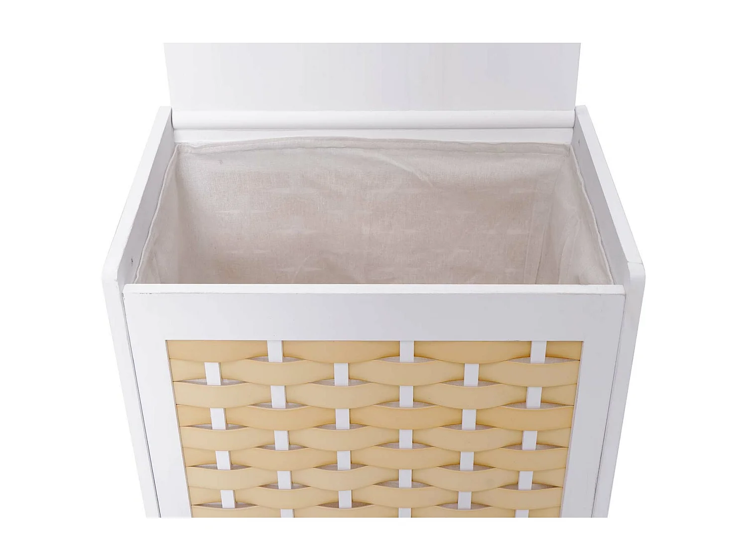 Panier à linge MCW-G37,  blanc
