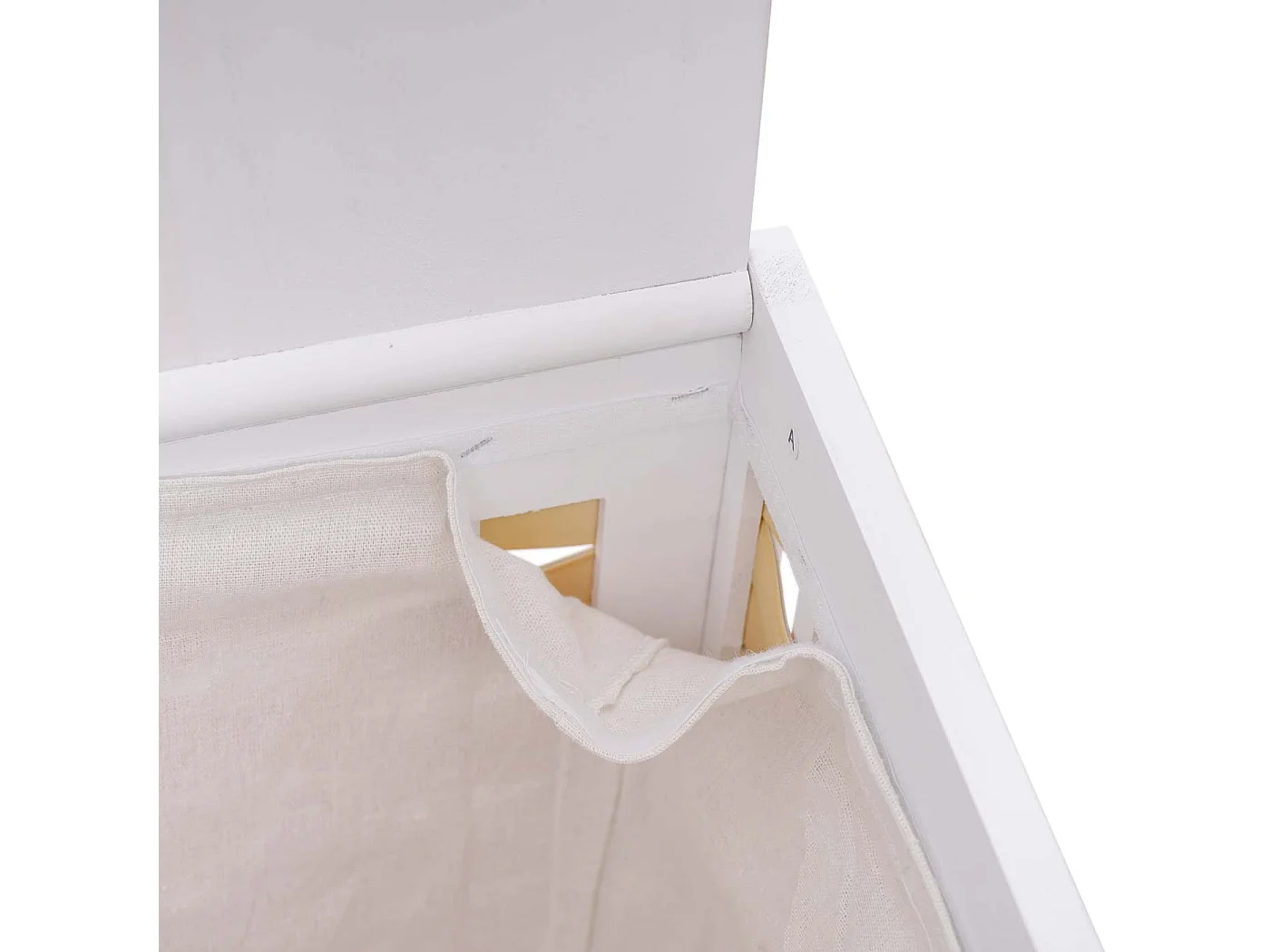 Panier à linge MCW-G37,  blanc