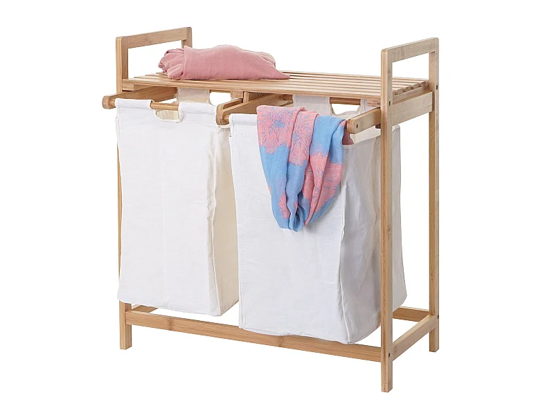 Coletor de roupa MCW-B83,  branco