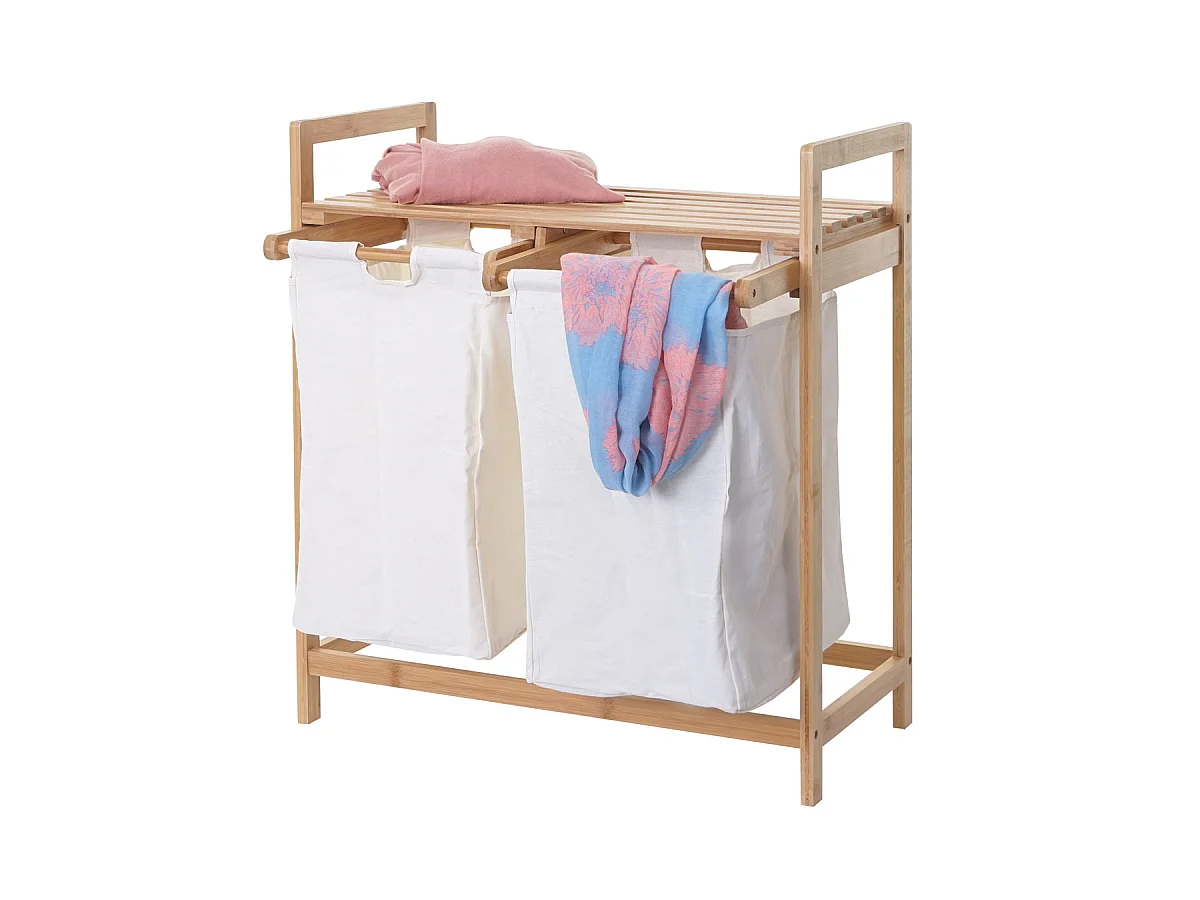 Collecteur de linge MCW-B83,  blanc