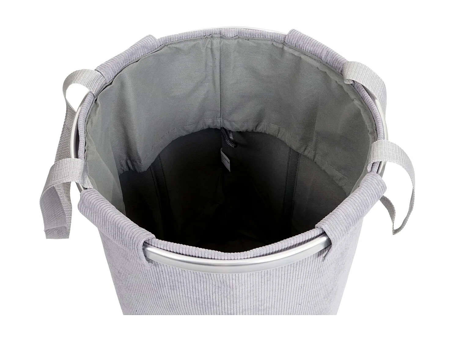 Collecteur de linge MCW-C34,  velours gris