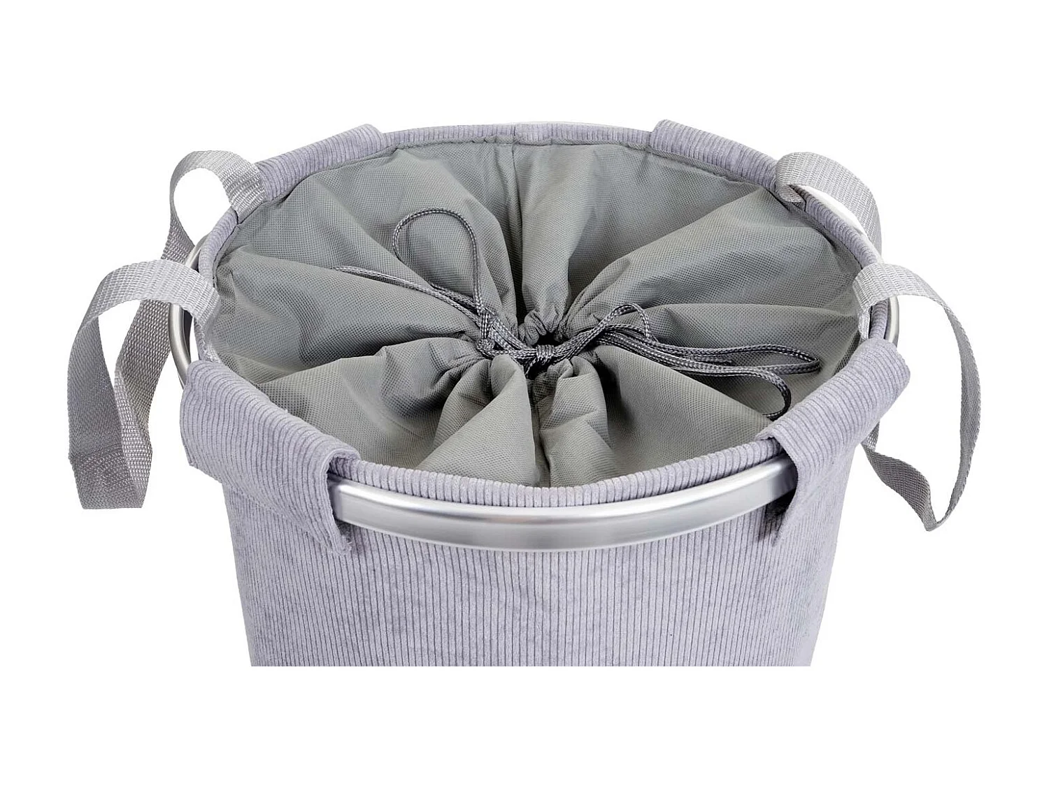 Collecteur de linge MCW-C34,  velours gris