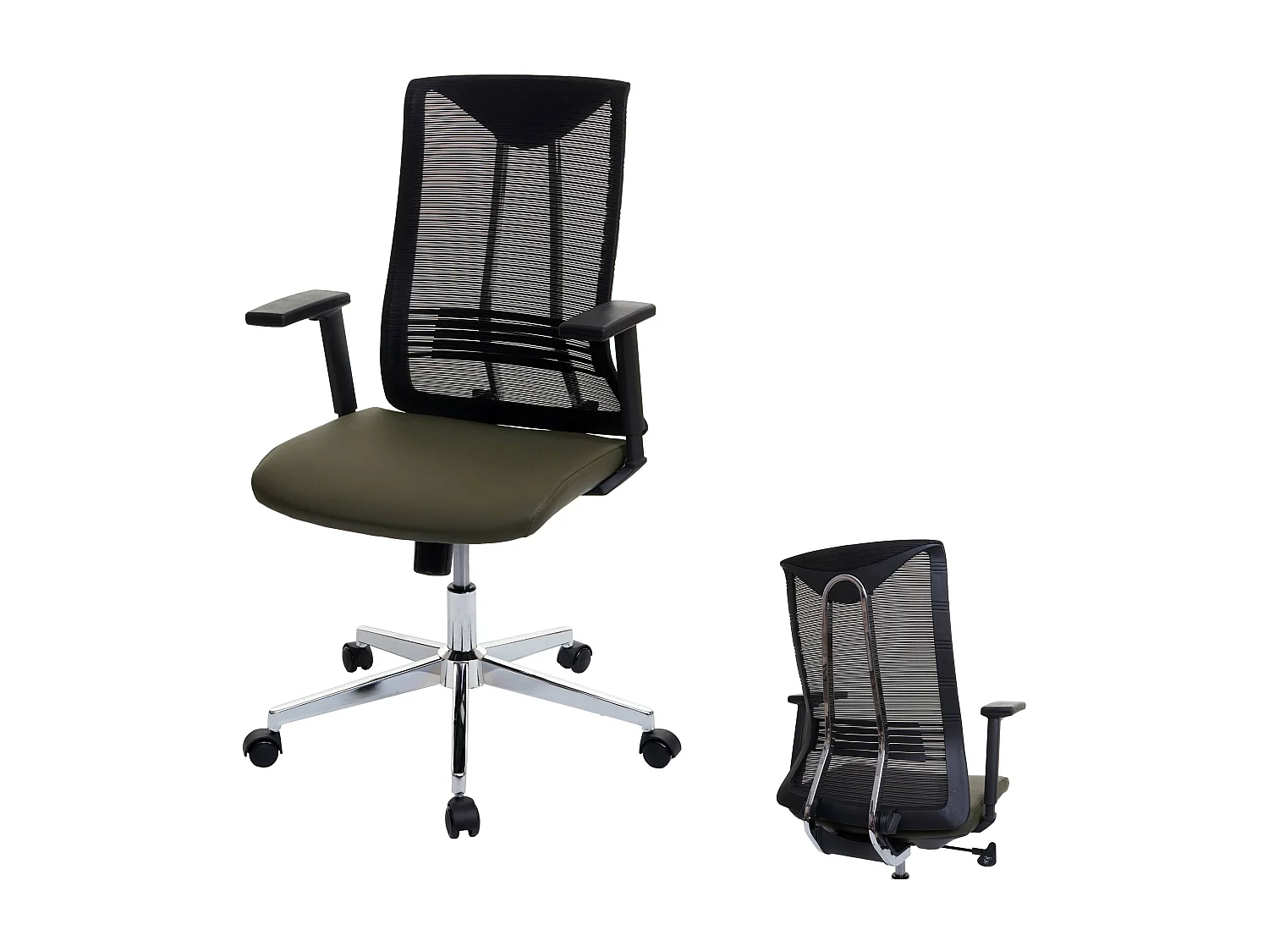 Chaise de bureau MCW-J53,  vert-olive