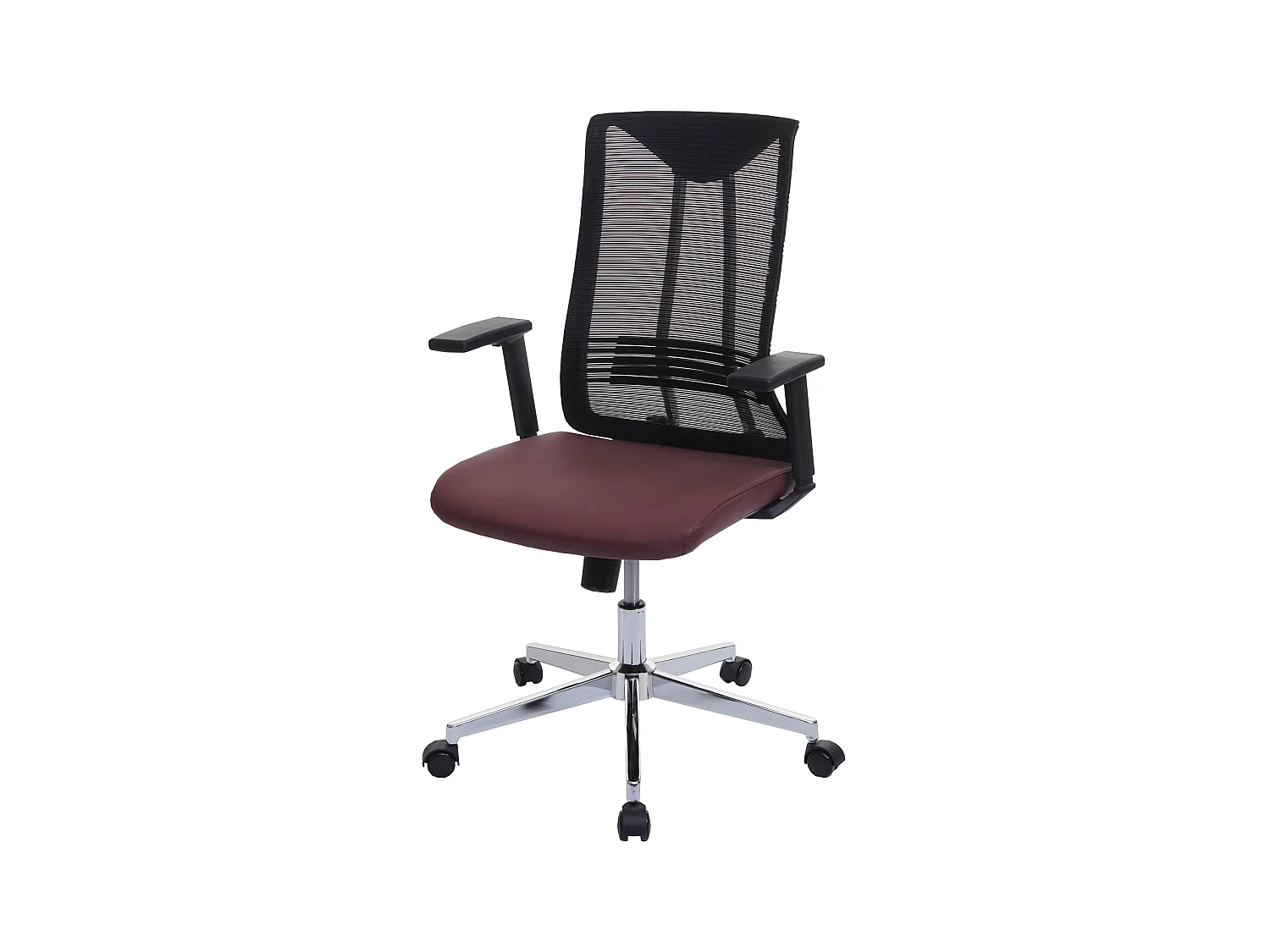 Chaise de bureau MCW-J53,  bordeaux