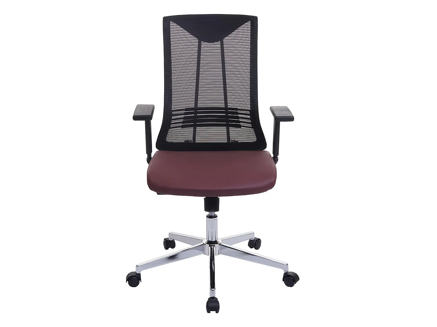 MCW-J53 bureaustoel,  bordeaux-rood