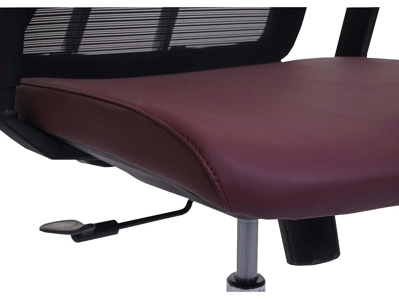 MCW-J53 bureaustoel,  bordeaux-rood