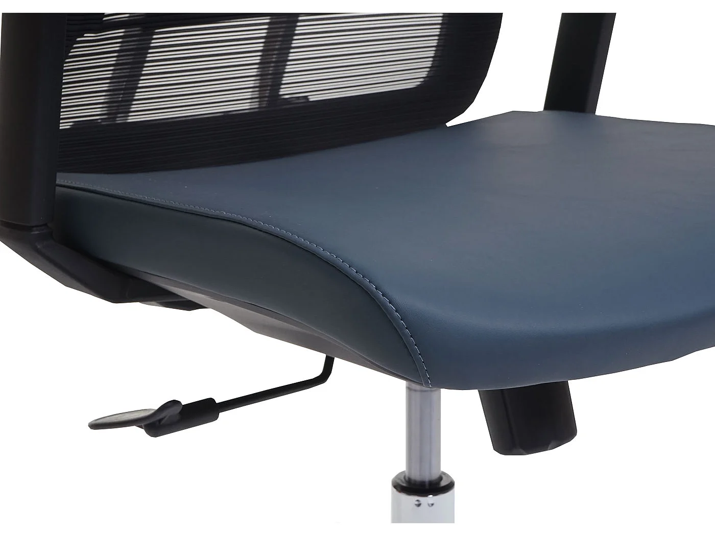 Chaise de bureau MCW-J53,  bleu-Gris
