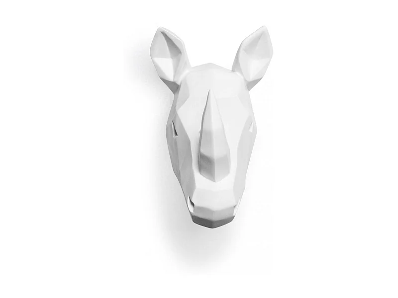 Testa di rinoceronte origami - Resina