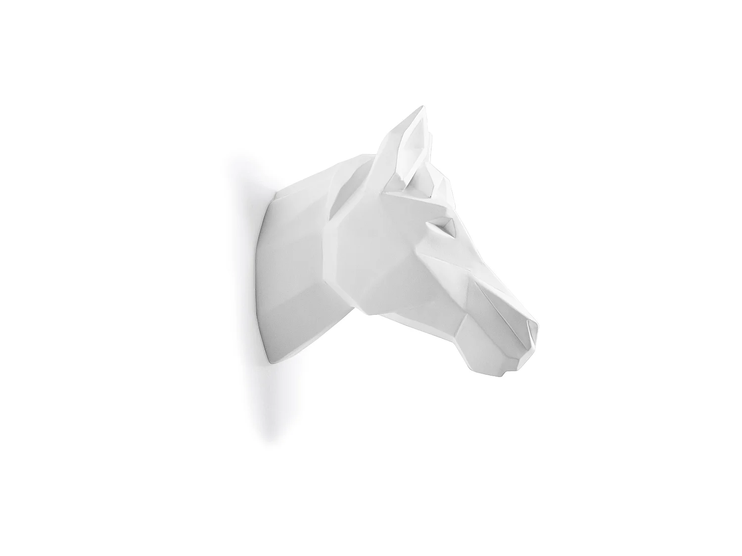 Cabeza de caballo origami - Resina