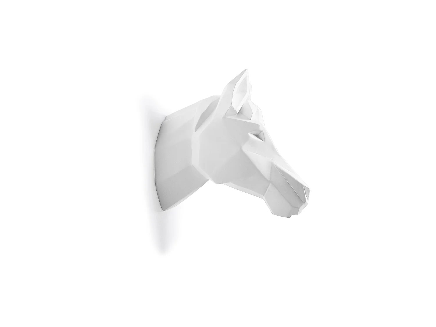 Cabeza de caballo origami - Resina