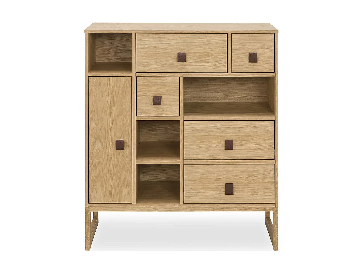 Buffet en bois de style scandinave Bois naturel